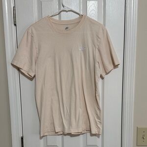Nike Men's Medium Light Peach Short Sleeve Tee